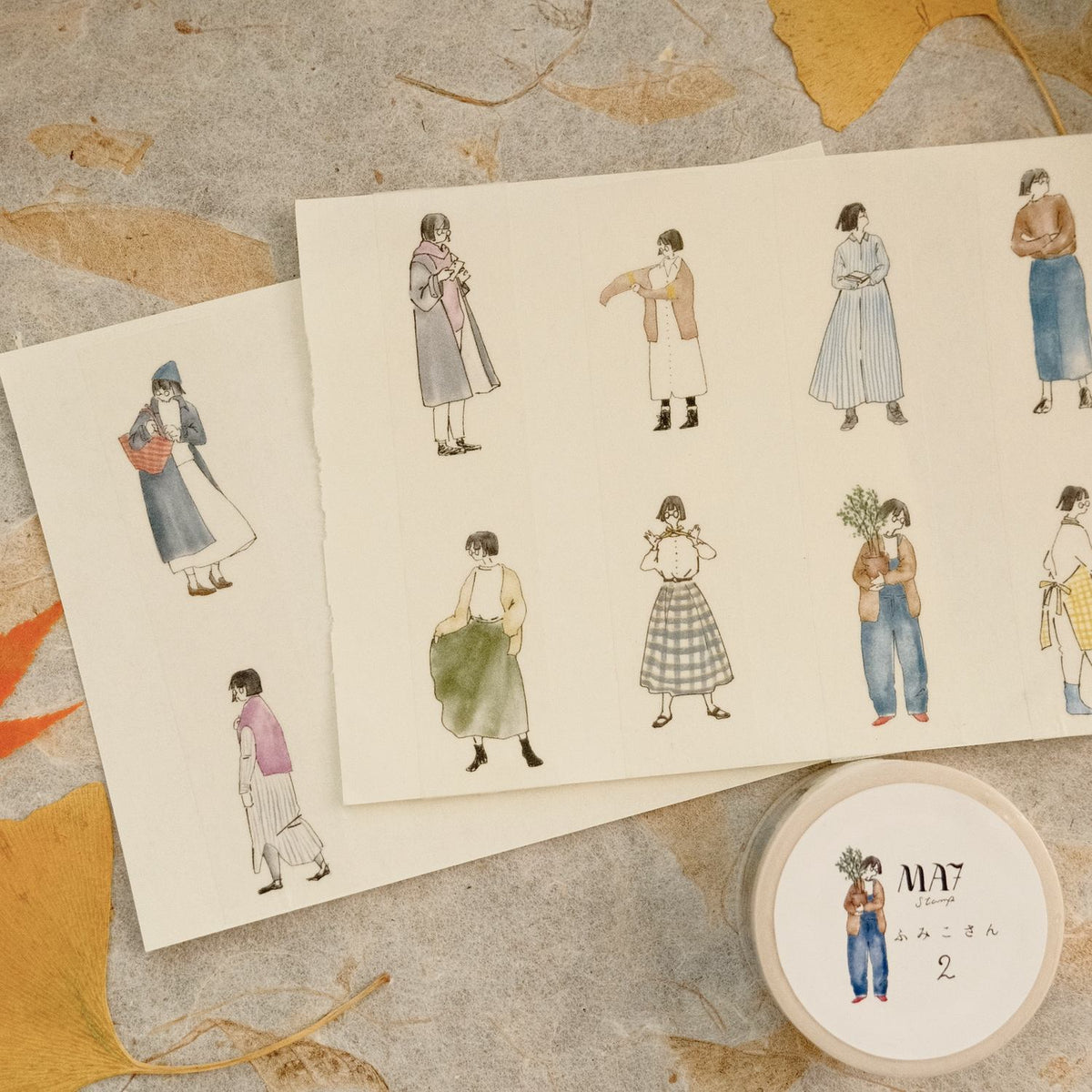 MA7stamp Washi Tape - Fumiko 2