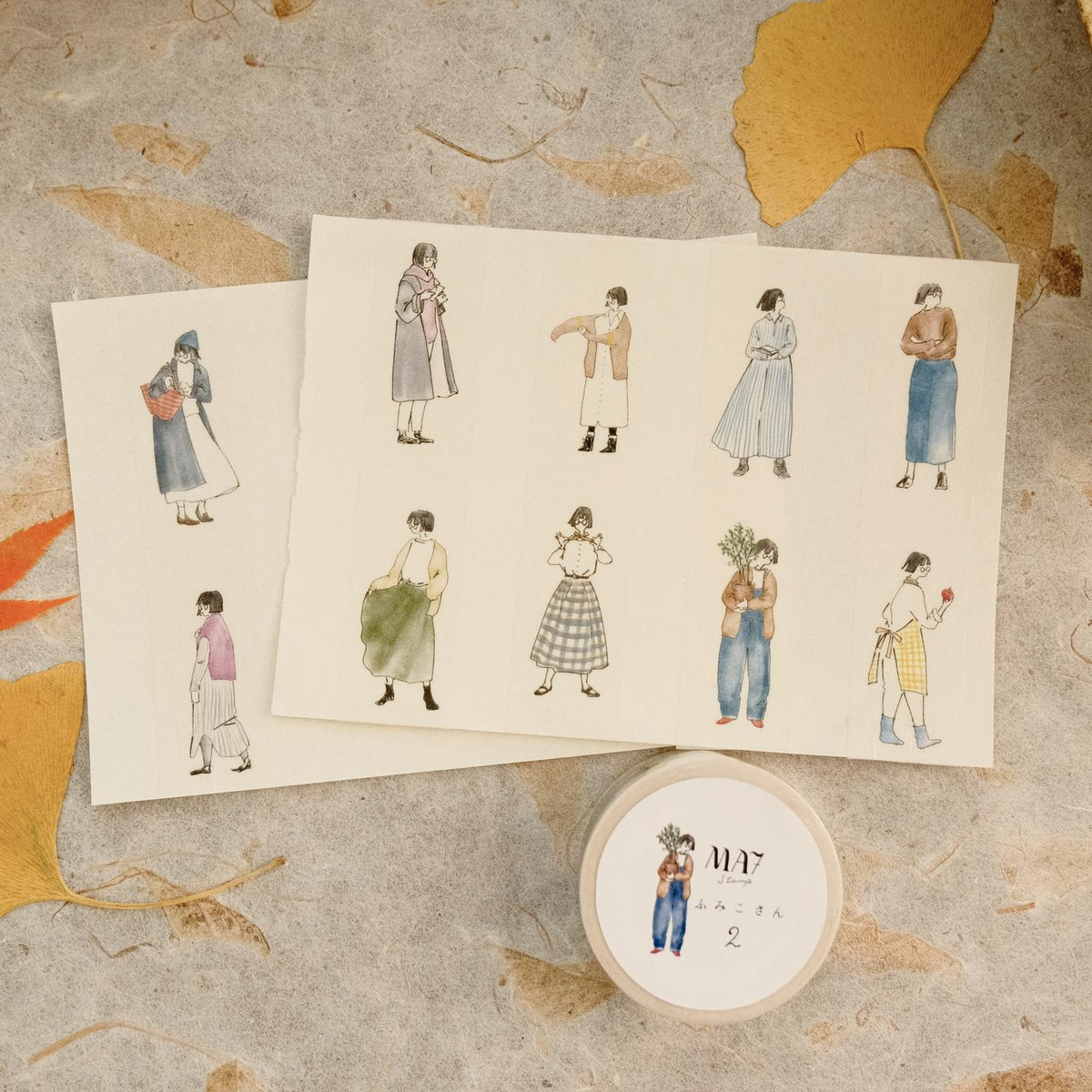 MA7stamp Washi Tape - Fumiko 2