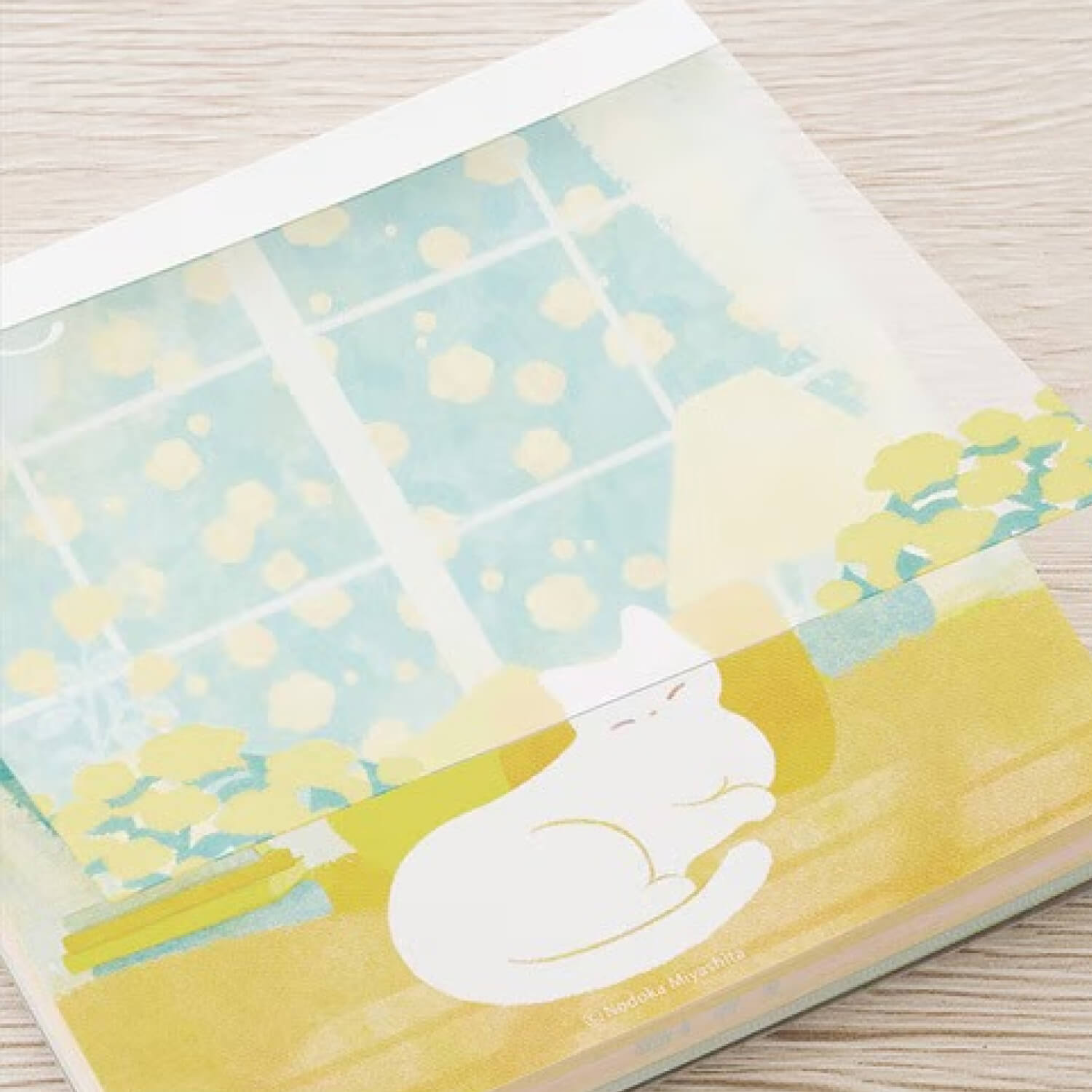 Maruai SUU Memo Pad – Window-Side Cat