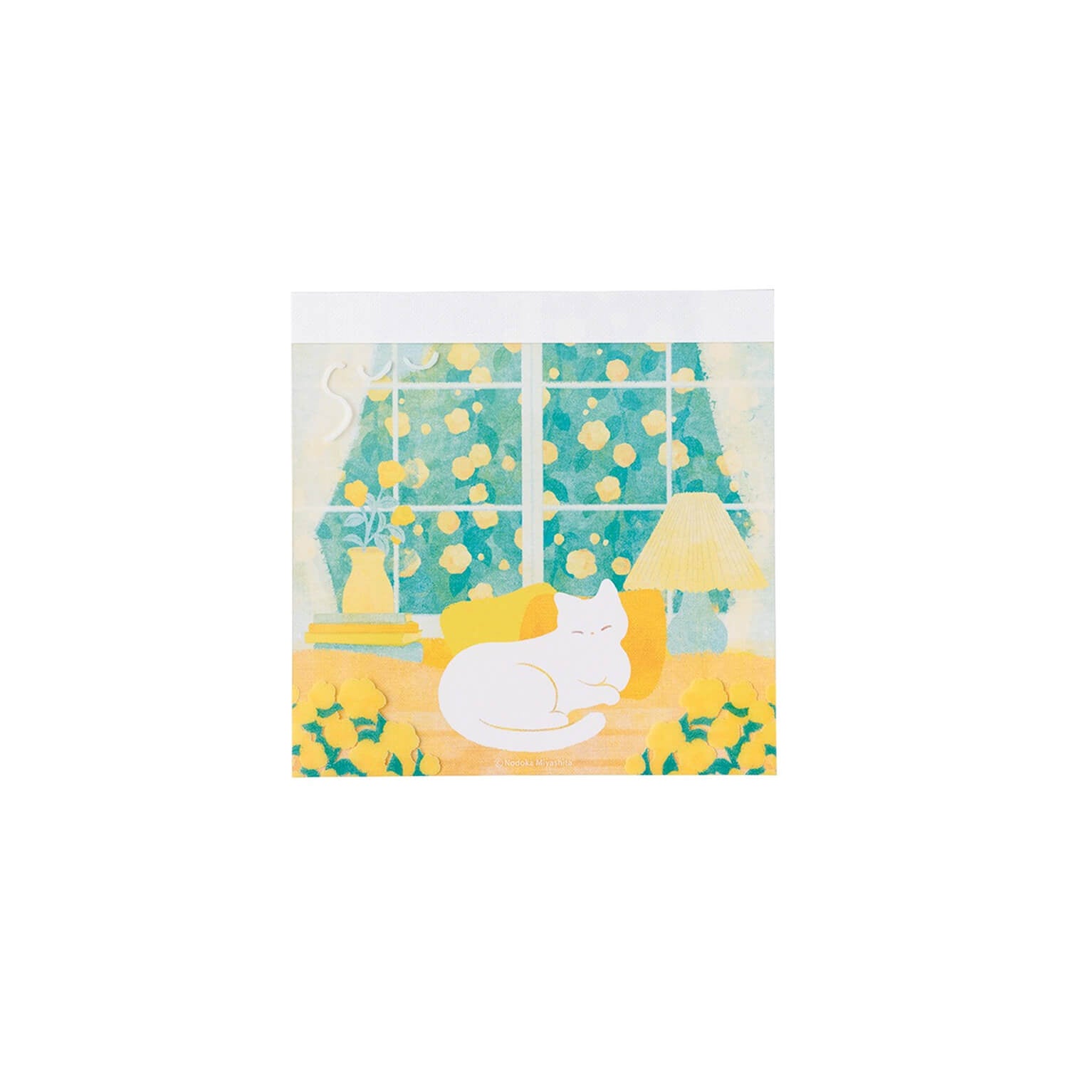 Maruai SUU Memo Pad – Window-Side Cat