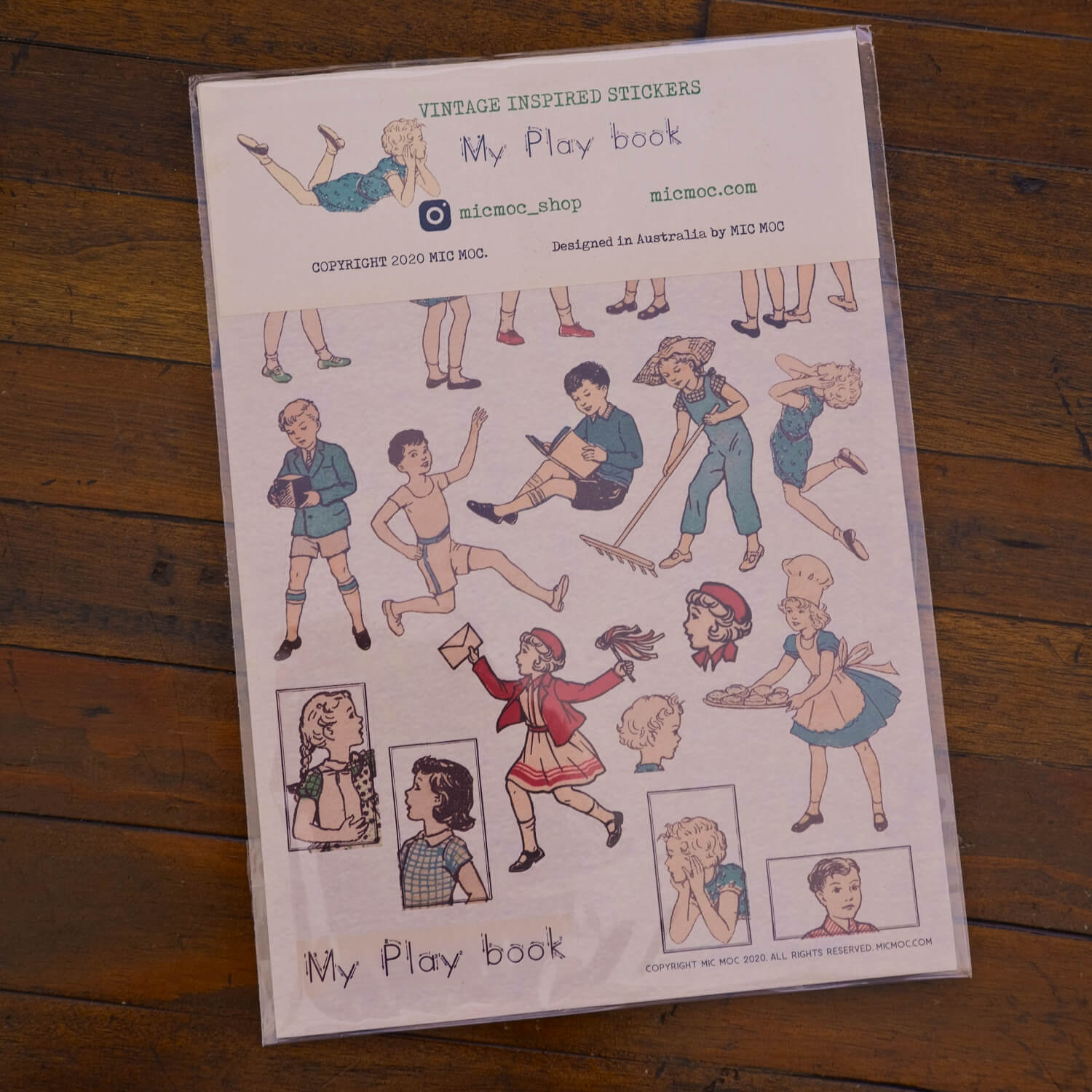 MIC MOC A5 Sticker Sheet – My Play Book