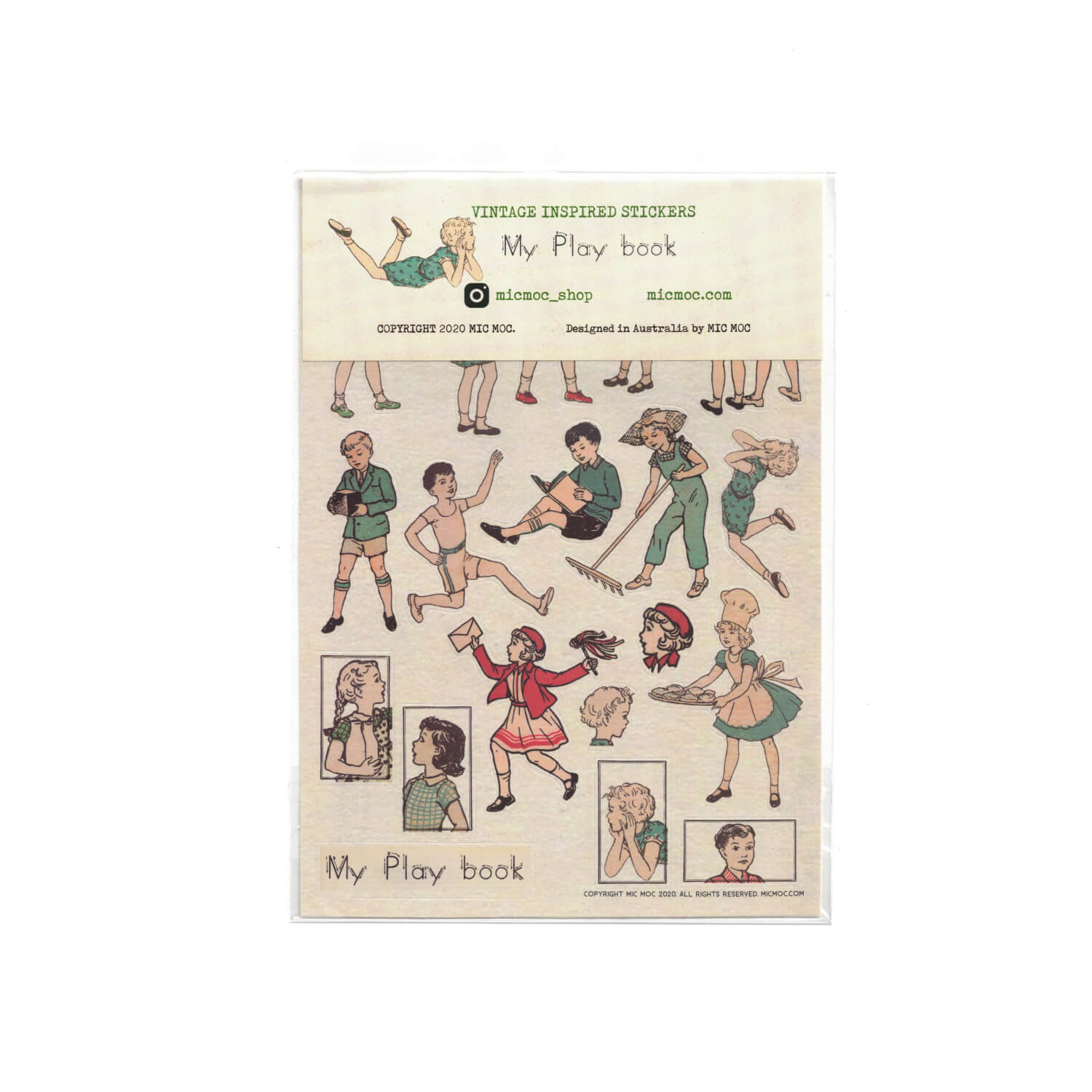 MIC MOC A5 Sticker Sheet – My Play Book