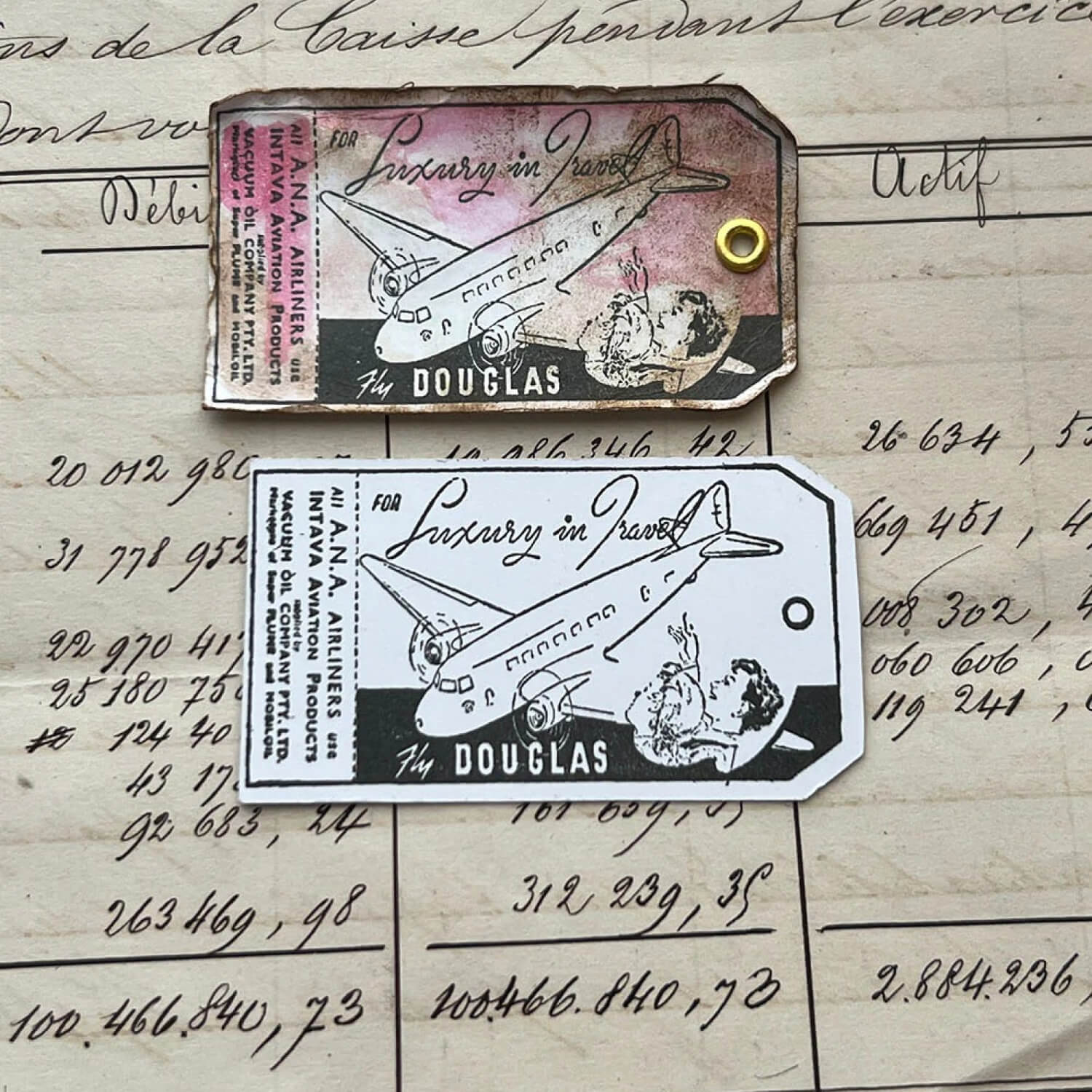 MIC MOC Cling Rubber Stamp – Retro Travel Tag