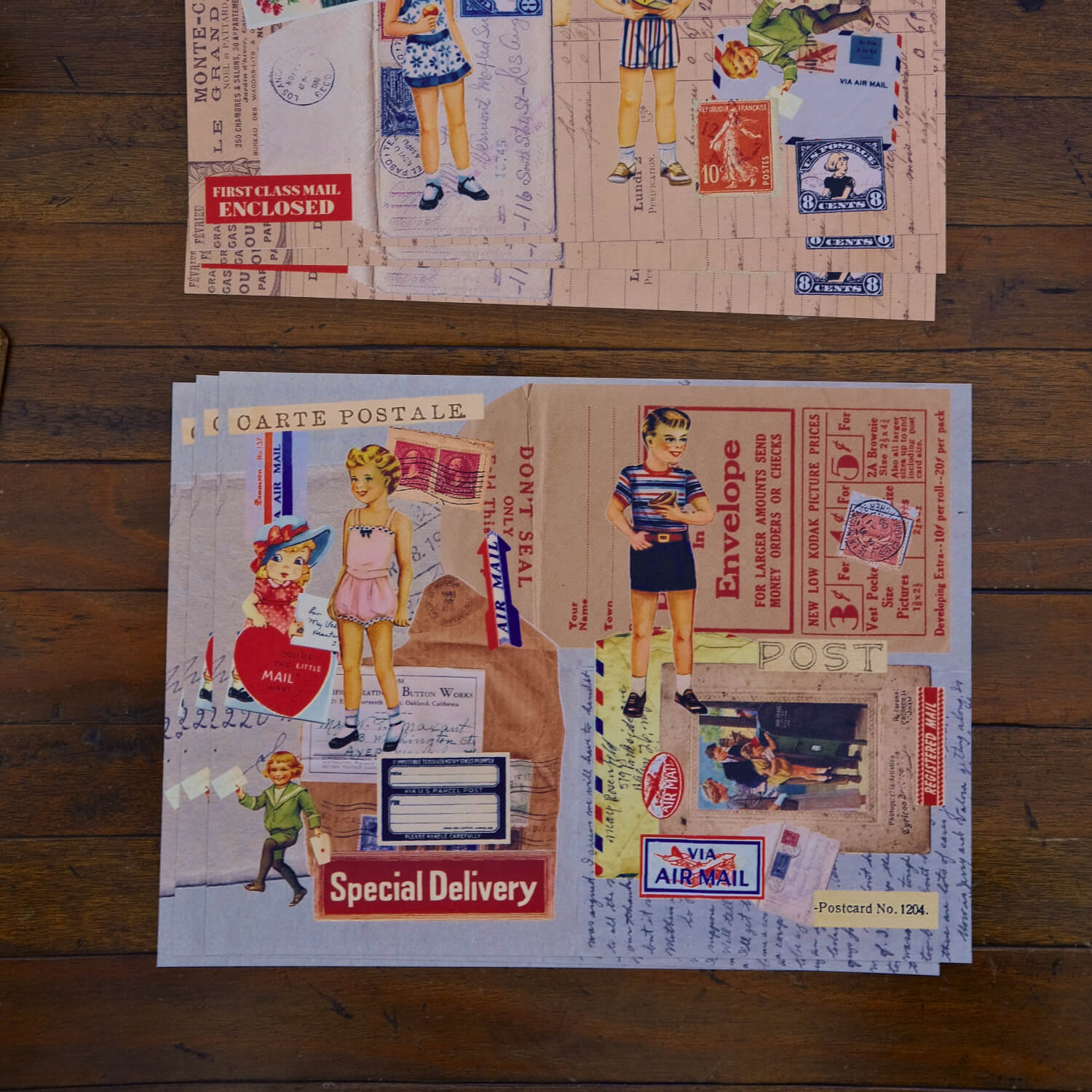 MIC MOC Collage Paper Kit – Mail Remnants
