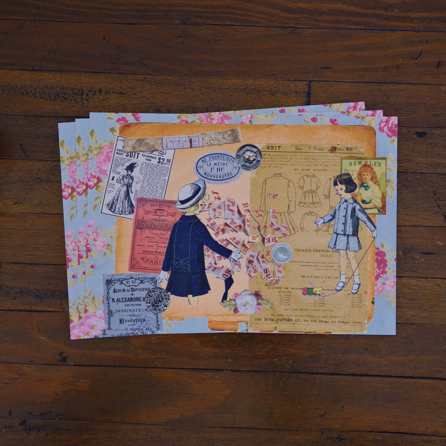 MIC MOC Collage Paper Kit – Vintage Couture