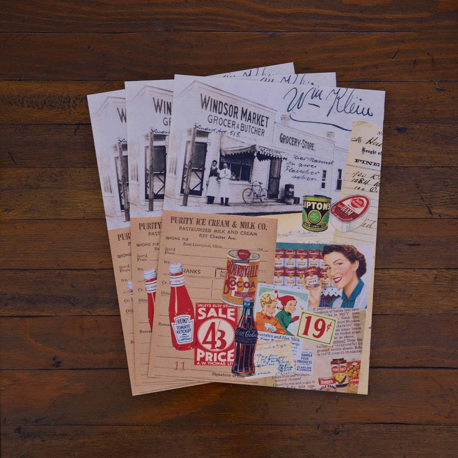 MIC MOC Collage Paper Kit – Vintage Groceries