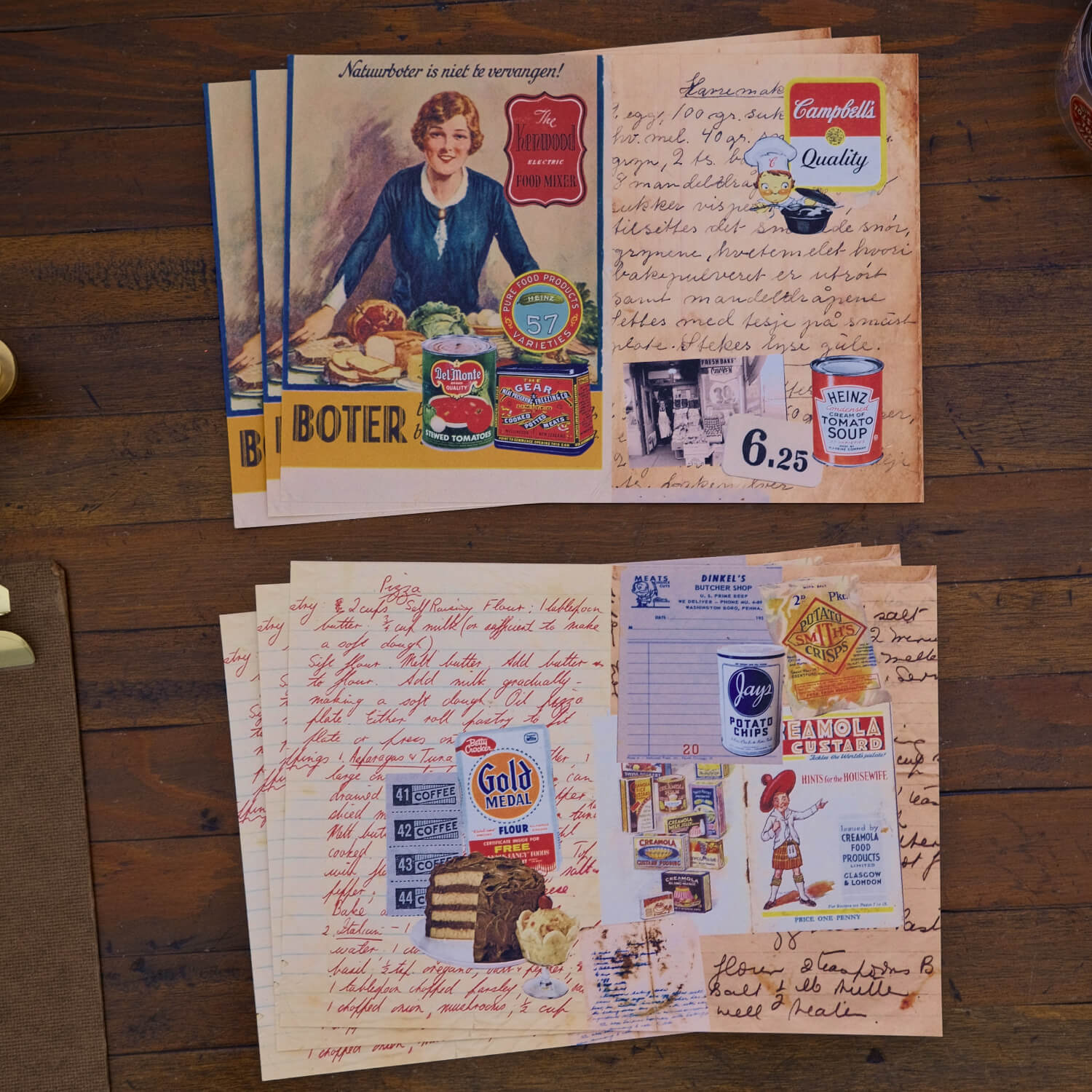 MIC MOC Collage Paper Kit – Vintage Groceries