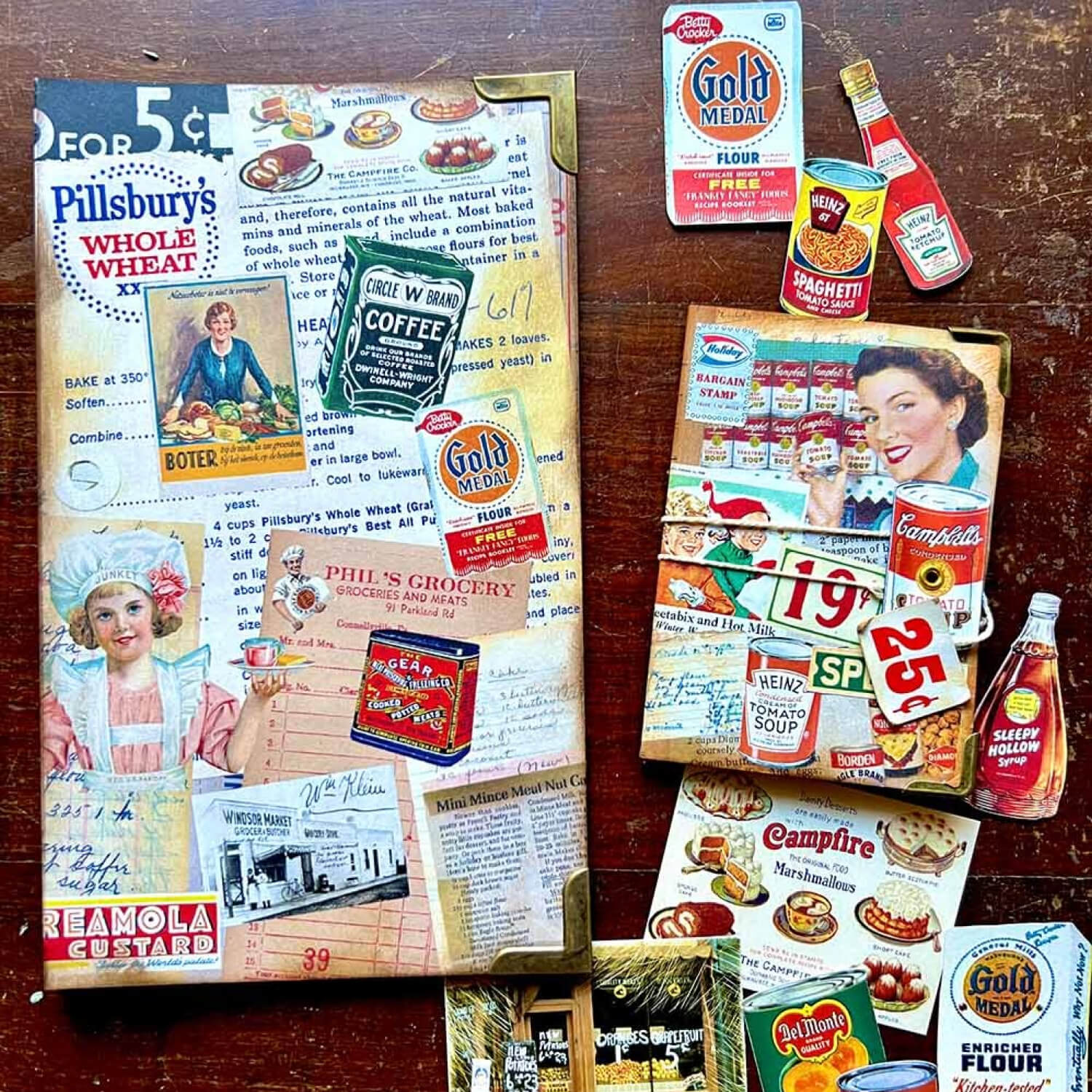 MIC MOC Collage Paper Kit – Vintage Groceries
