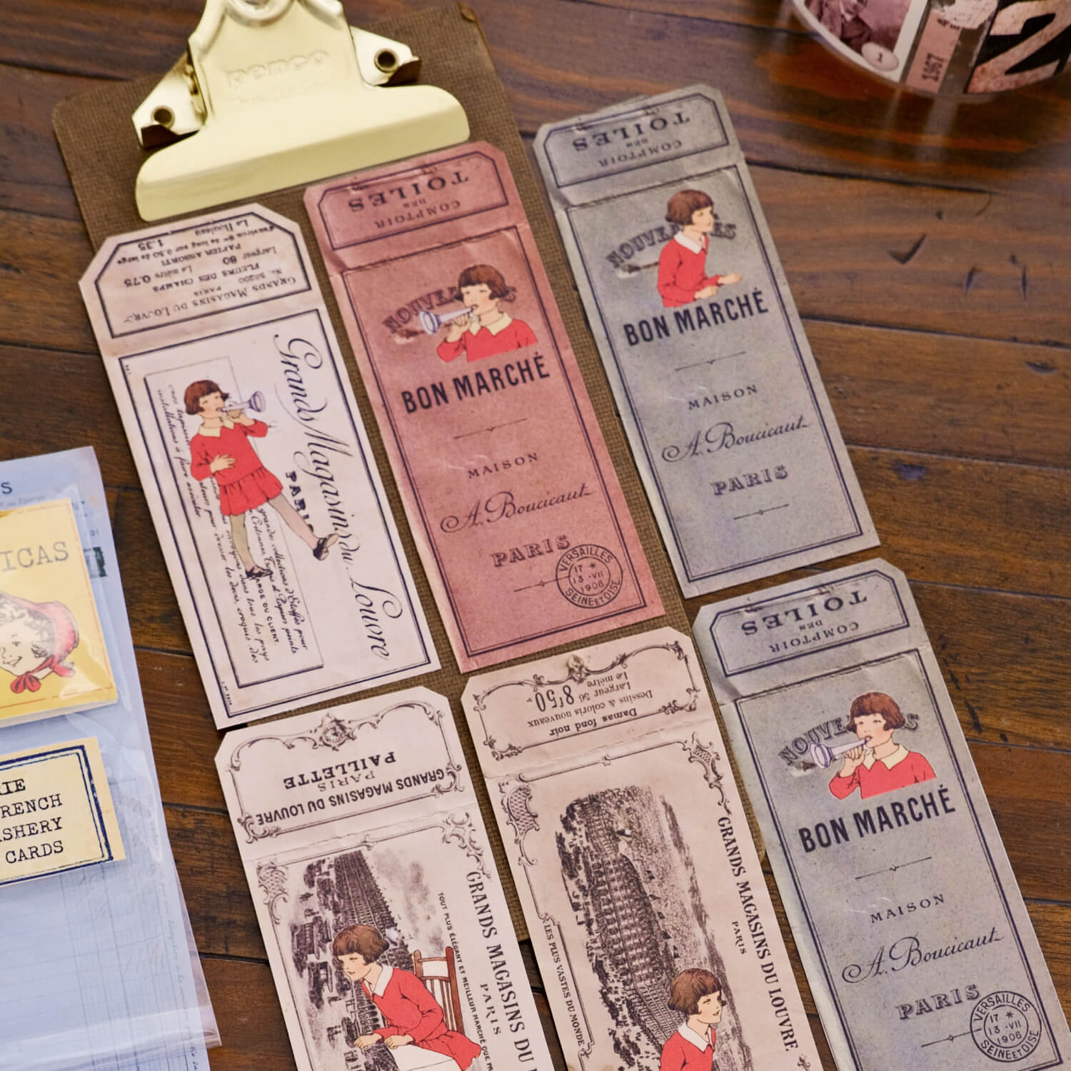 MIC MOC Haberdashery Sample Cards – Vintage French