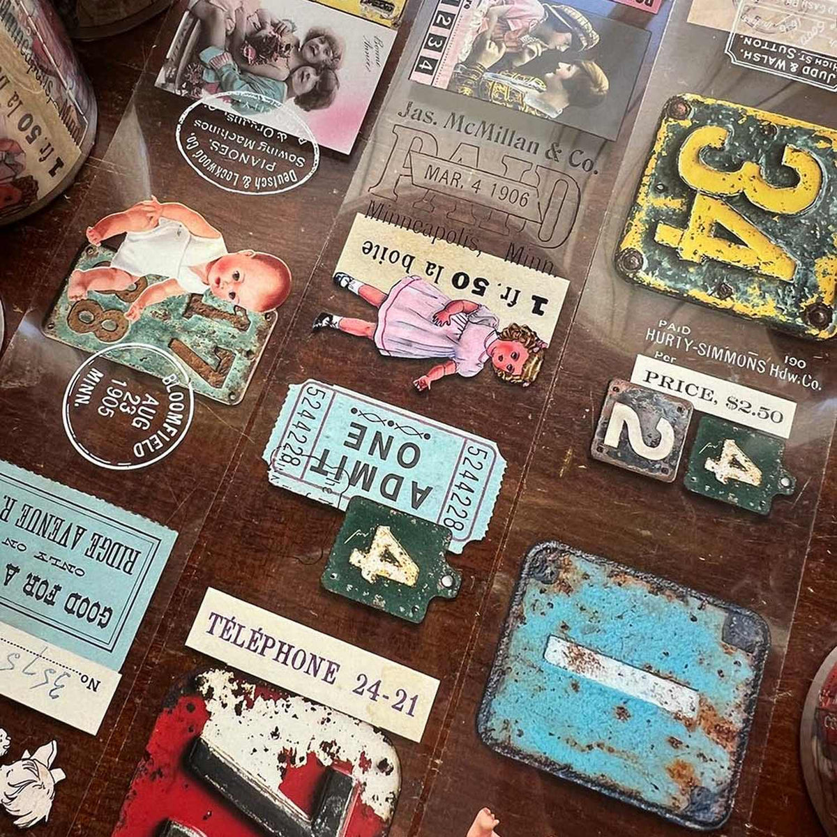 MIC MOC PET UV Tape – Grunge Numbers 2
