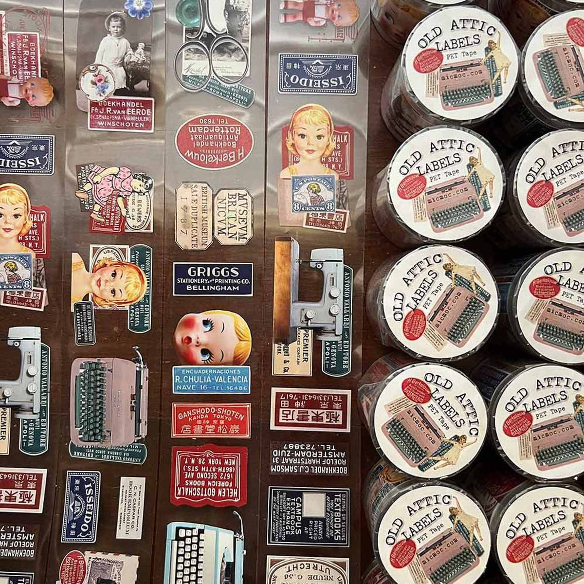 MIC MOC PET UV Tape – Old Attic Labels