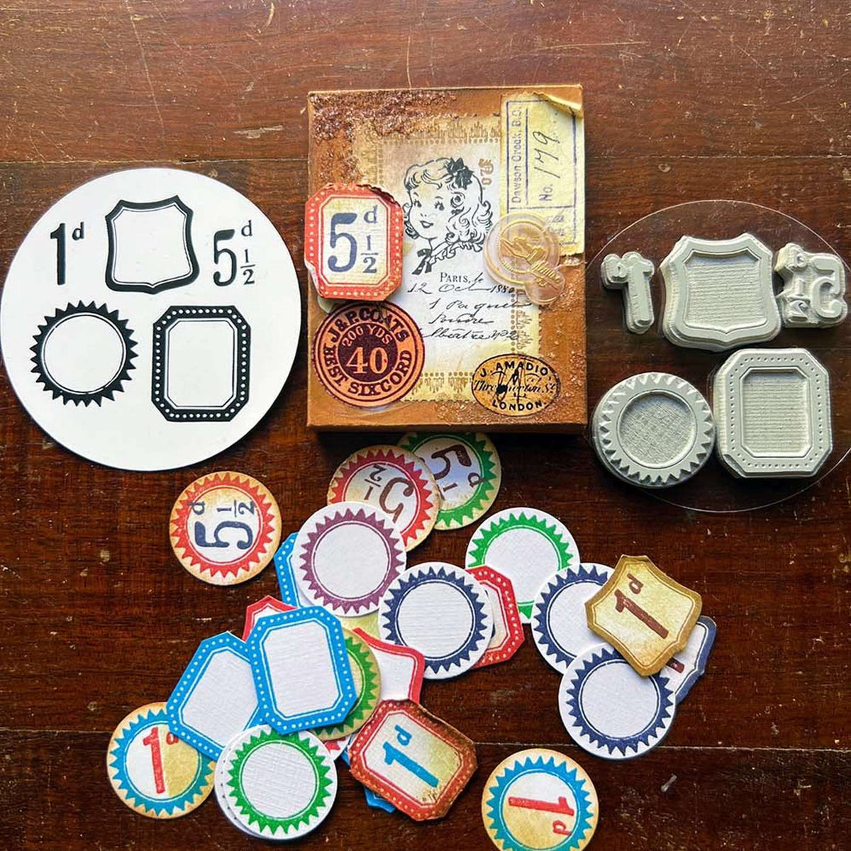 MIC MOC Rubber Stamp Set – Old Frames Vol. 1