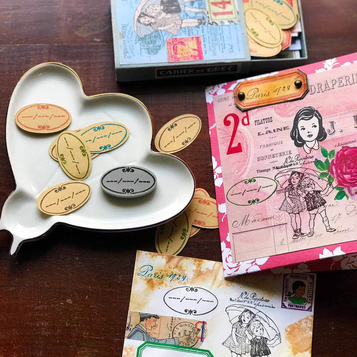 MIC MOC Rubber Stamp – Ornamental Oval Date