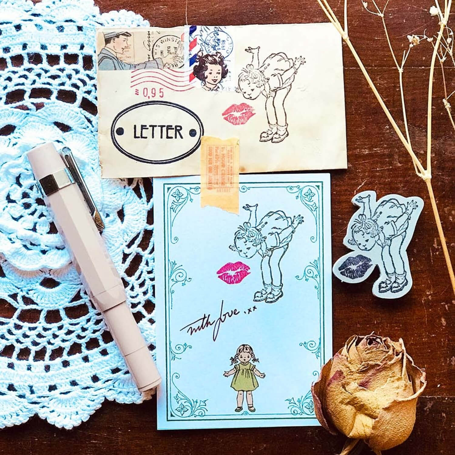 MIC MOC Rubber Stamp – Sealed with a Kiss