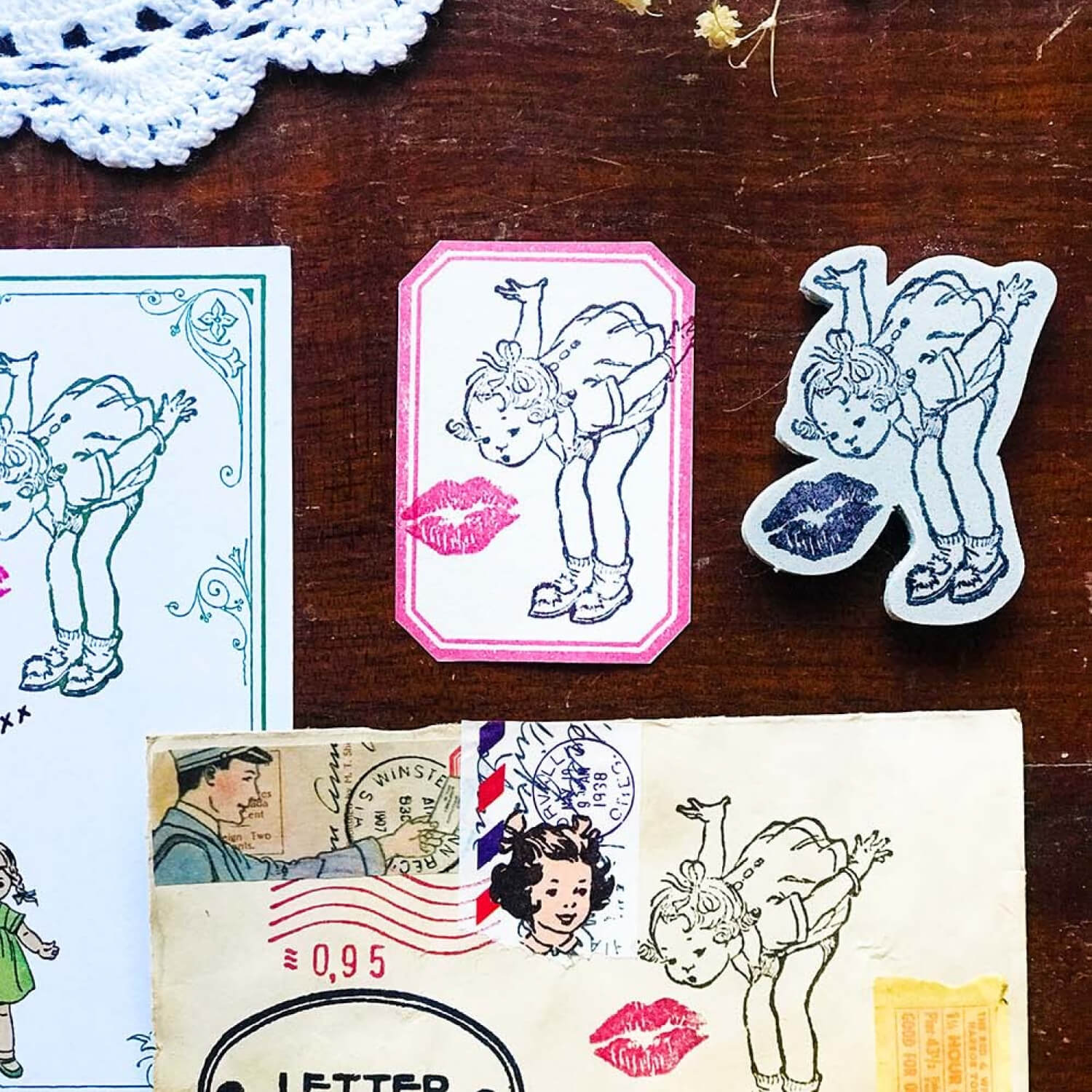 MIC MOC Rubber Stamp – Sealed with a Kiss