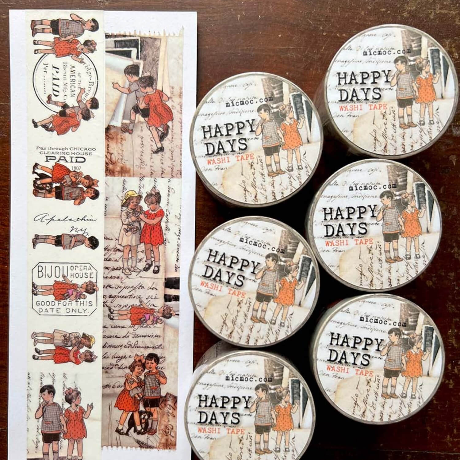 MIC MOC Washi Tape – Happy Days