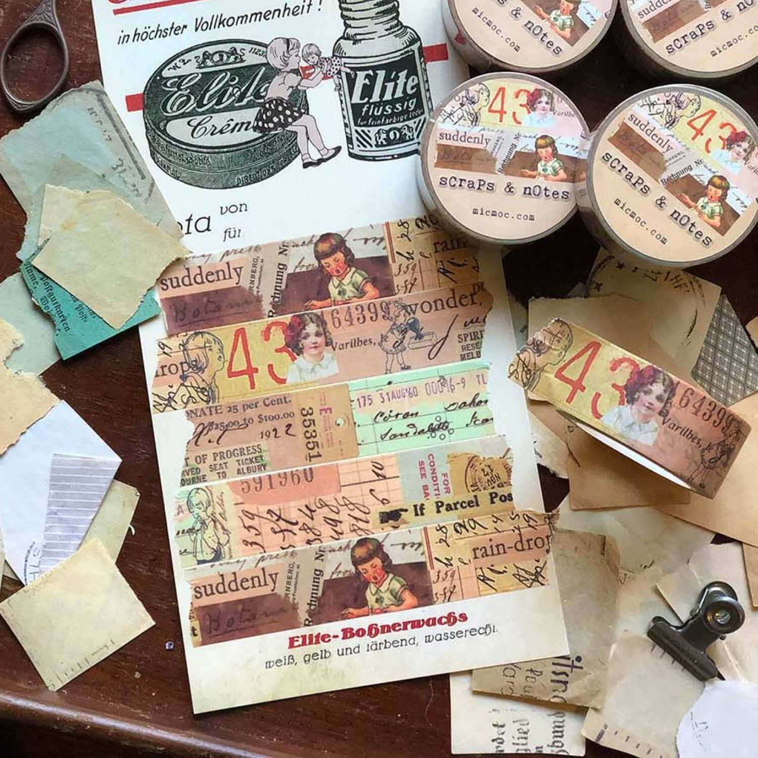 MIC MOC Washi Tape – Scraps &amp; Notes