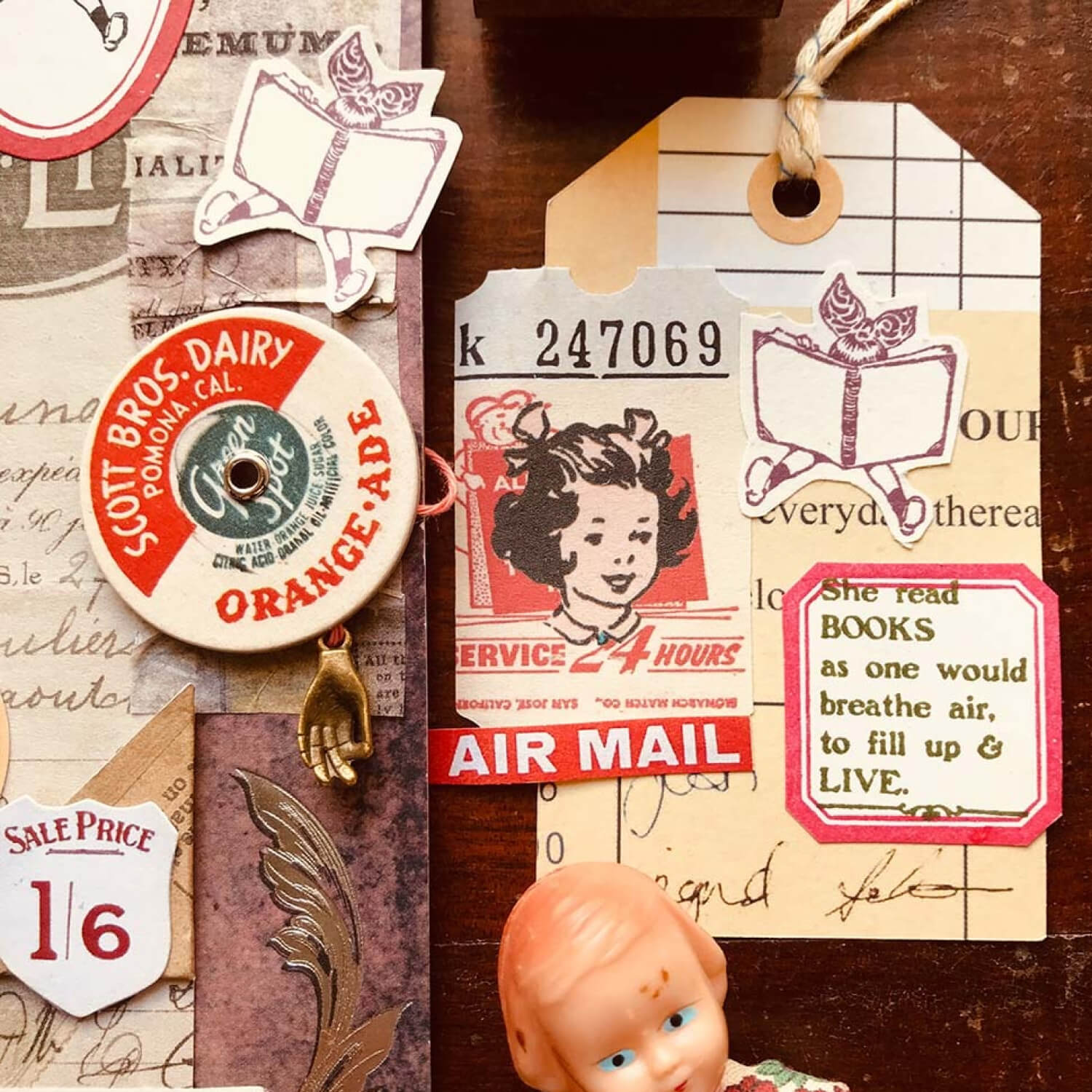 MIC MOC Wood Rubber Stamp – Big Book