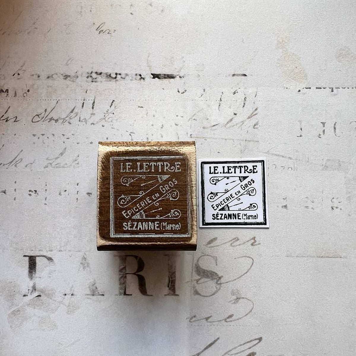 MIC MOC Wood Rubber Stamp – Le Lettre