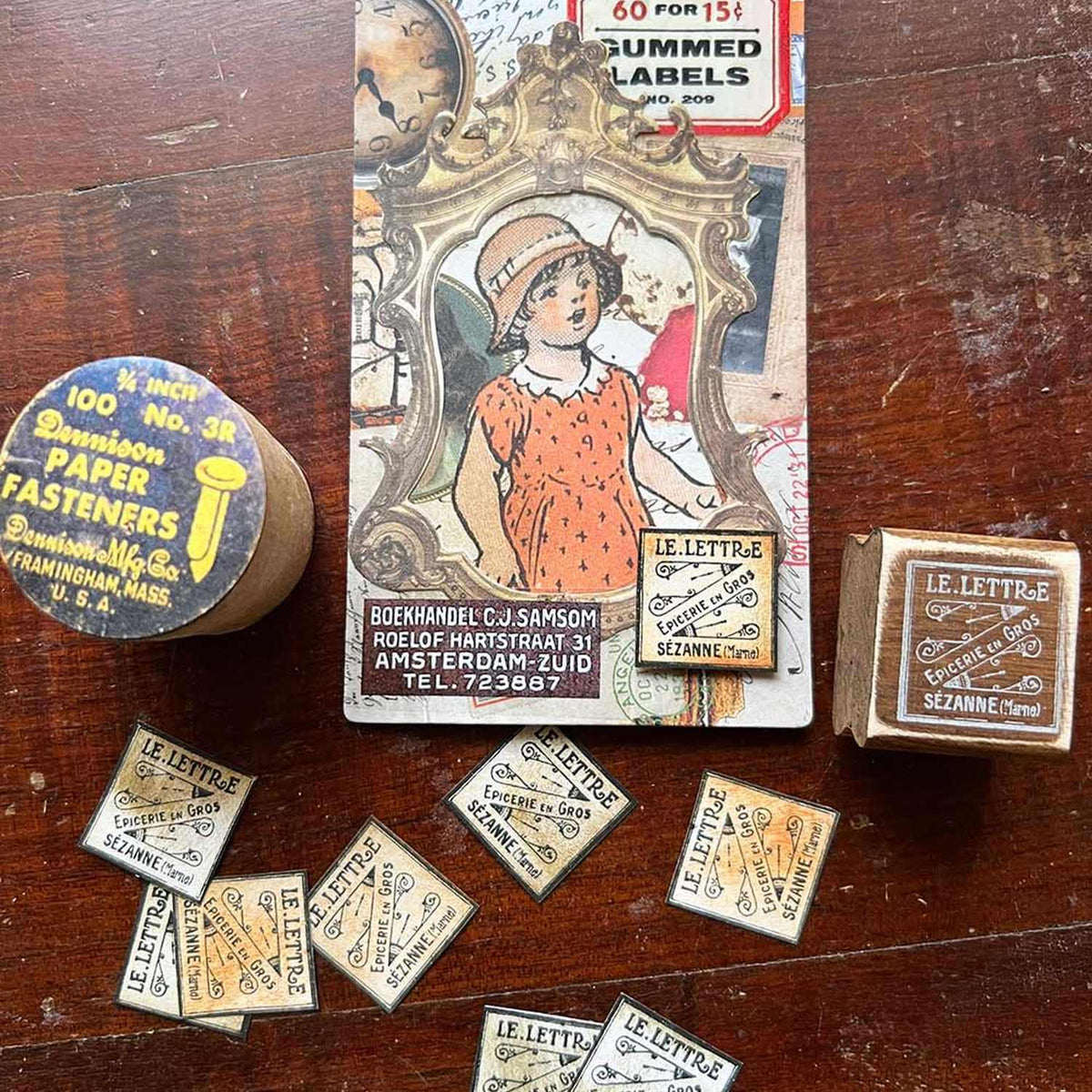 MIC MOC Wood Rubber Stamp – Le Lettre