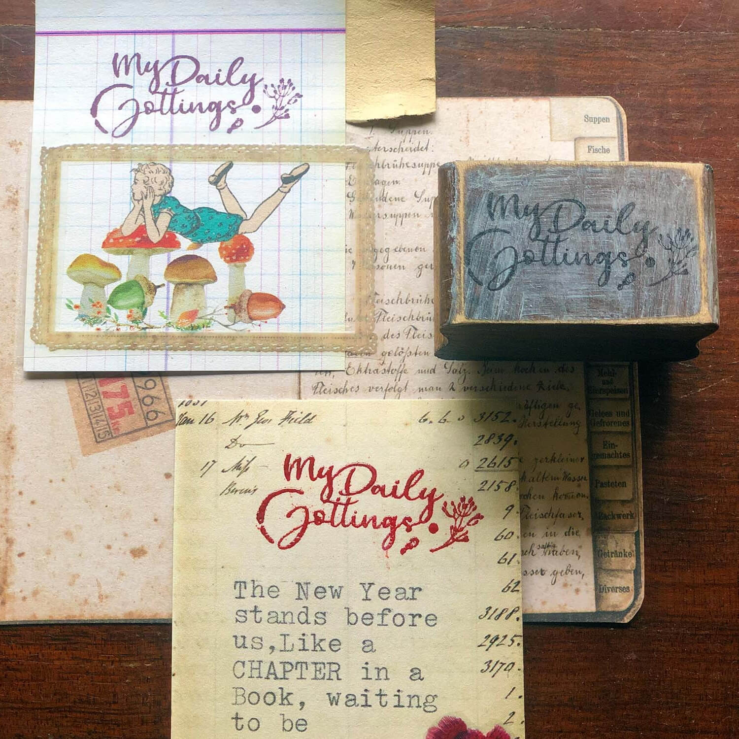 MIC MOC Wood Rubber Stamp – My Daily Jottings