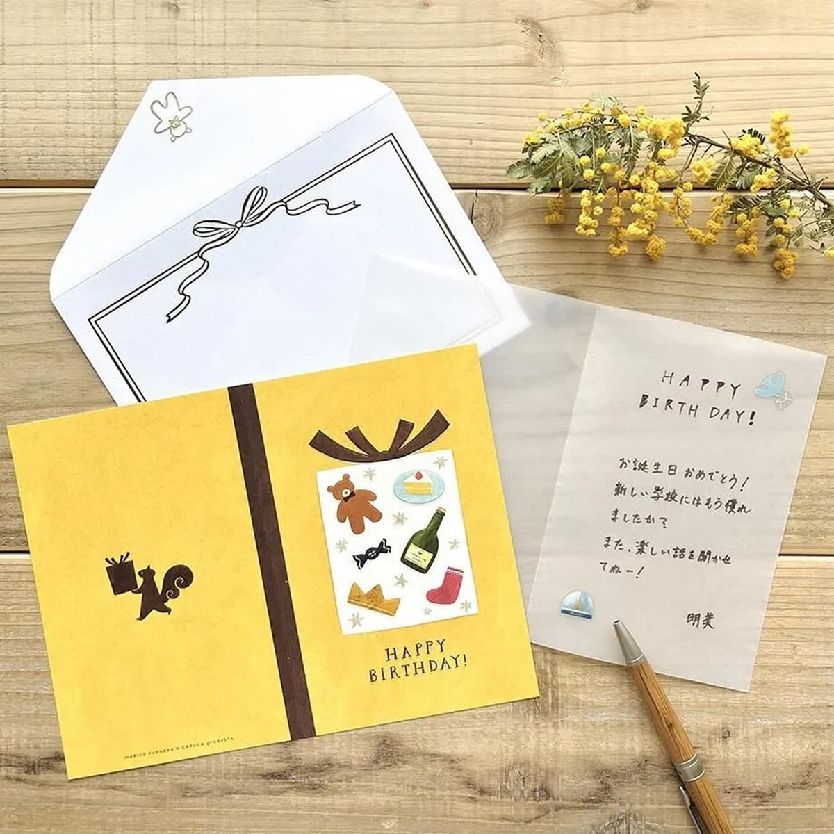 Mariko Fukuoka Birthday Card – Gift