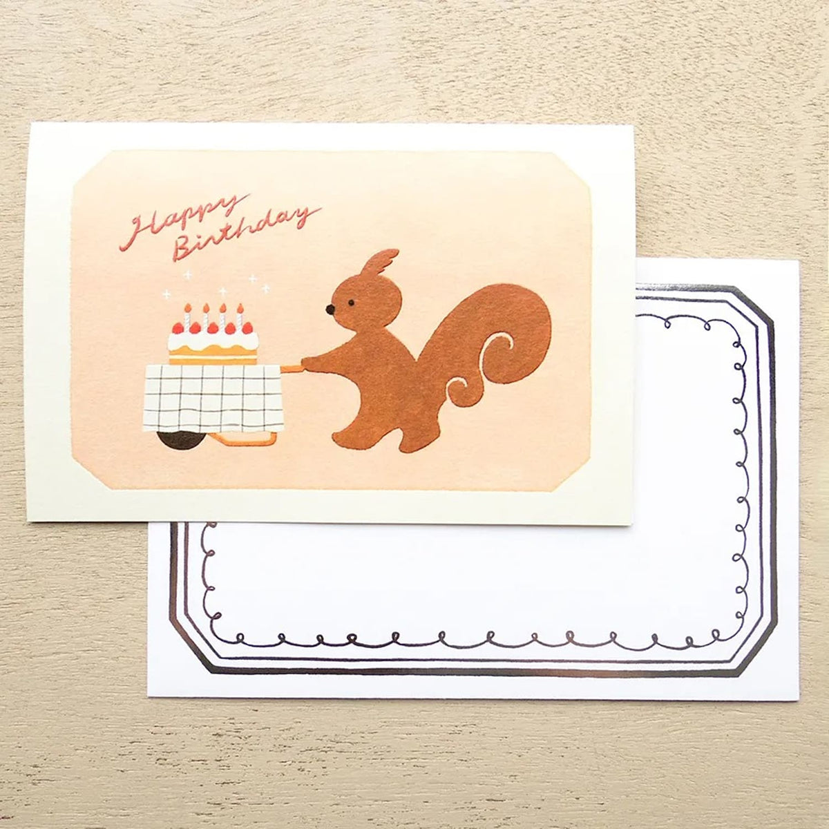 Mariko Fukuoka Birthday Card – Squirrel Cake Shop