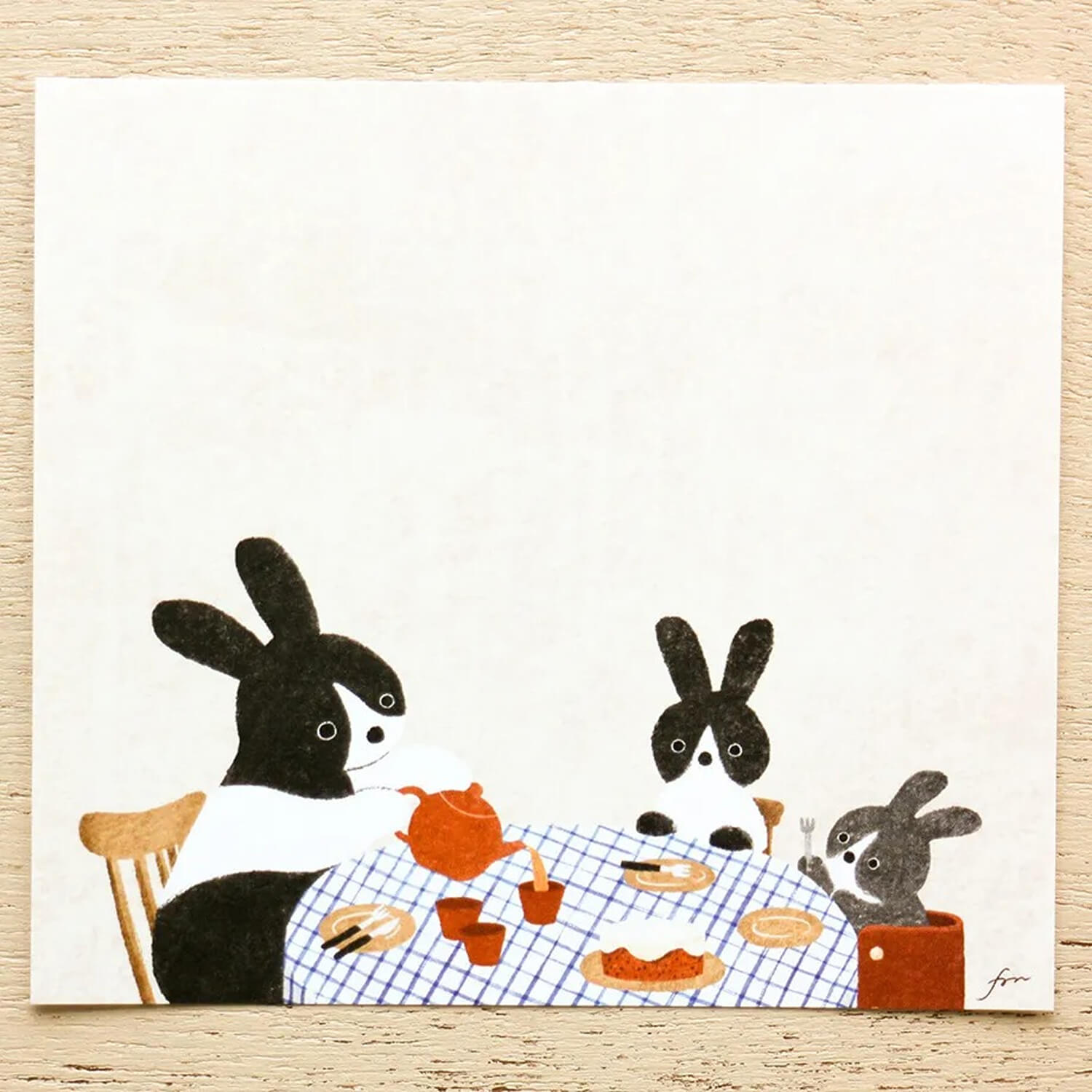 Mariko Fukuoka Block Memo Pad – Tea Time