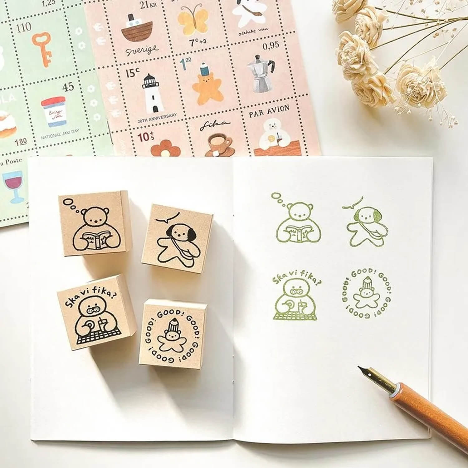 Mariko Fukuoka Stamp Notebook – Tiny Note