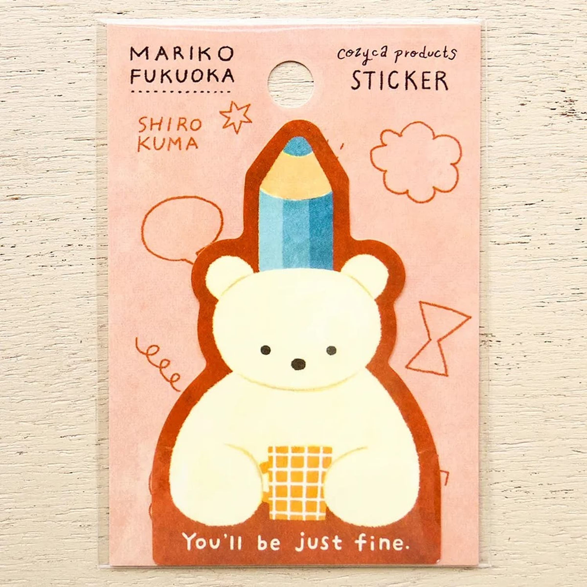 Mariko Fukuoka Sticker – SHIROKUMA