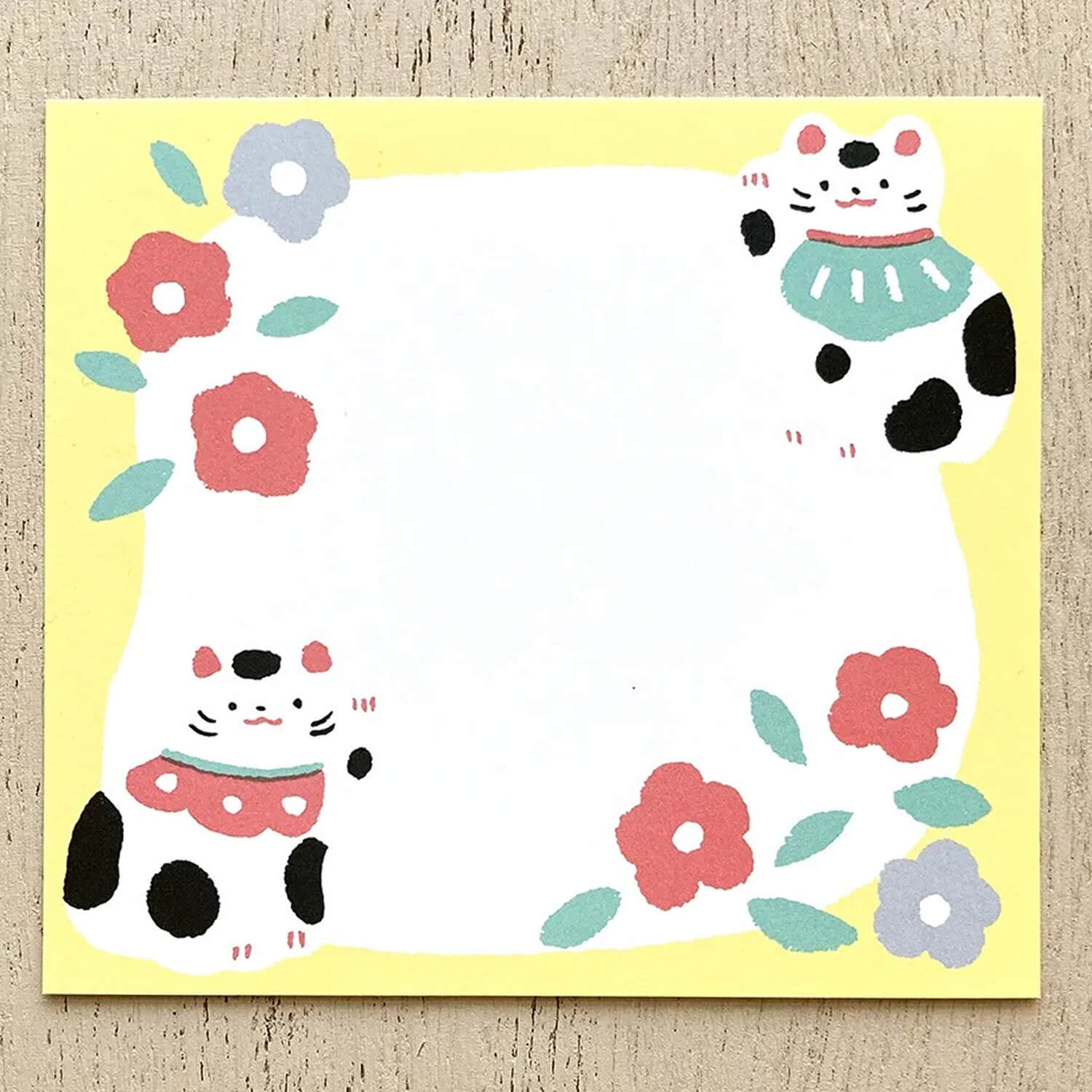 Masao Takahata Block Memo Pad – Lucky Cat