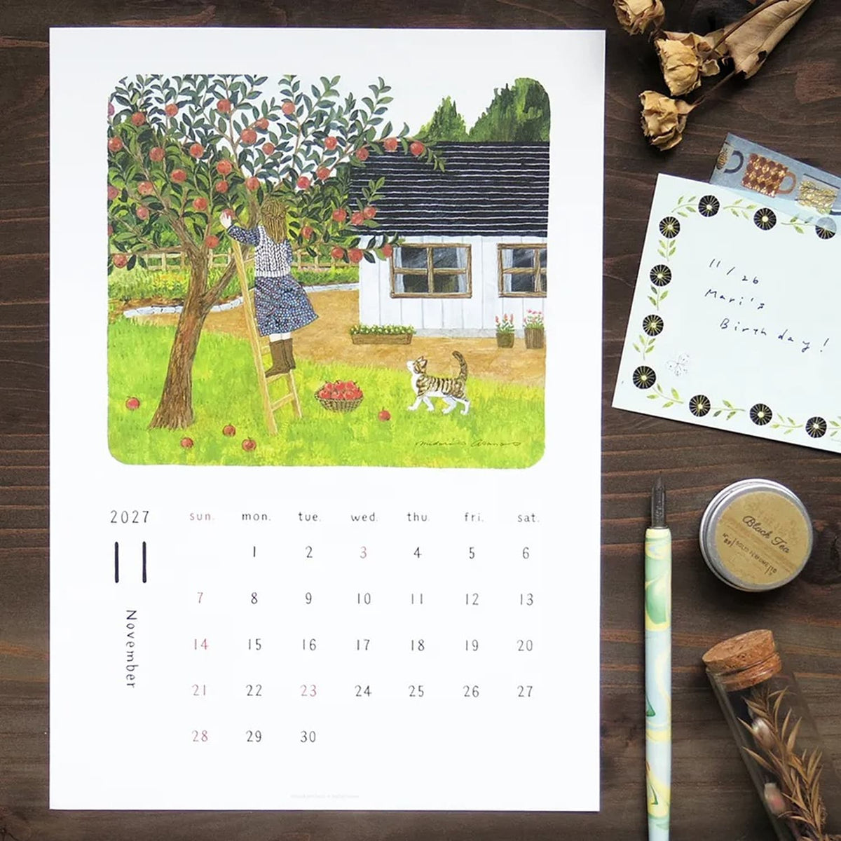 Midori Asano 2027 Calendar