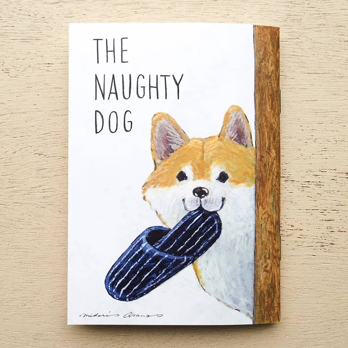Midori Asano Stamp Notebook – Mischievous Dog
