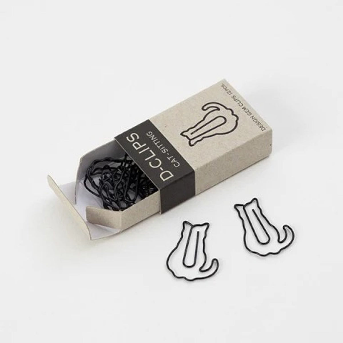 Midori D-Clips Mini Box - Sitting Cat