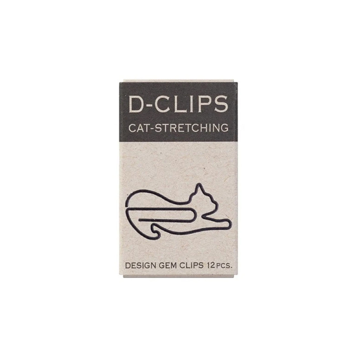 Midori D-Clips Mini Box - Stretching Cat