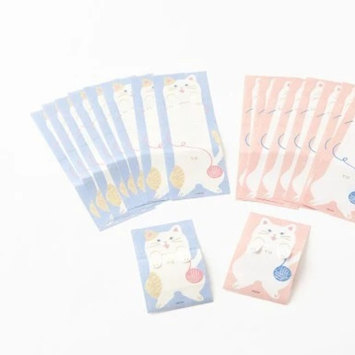 Midori Fold-Out Memo Notes - Cats