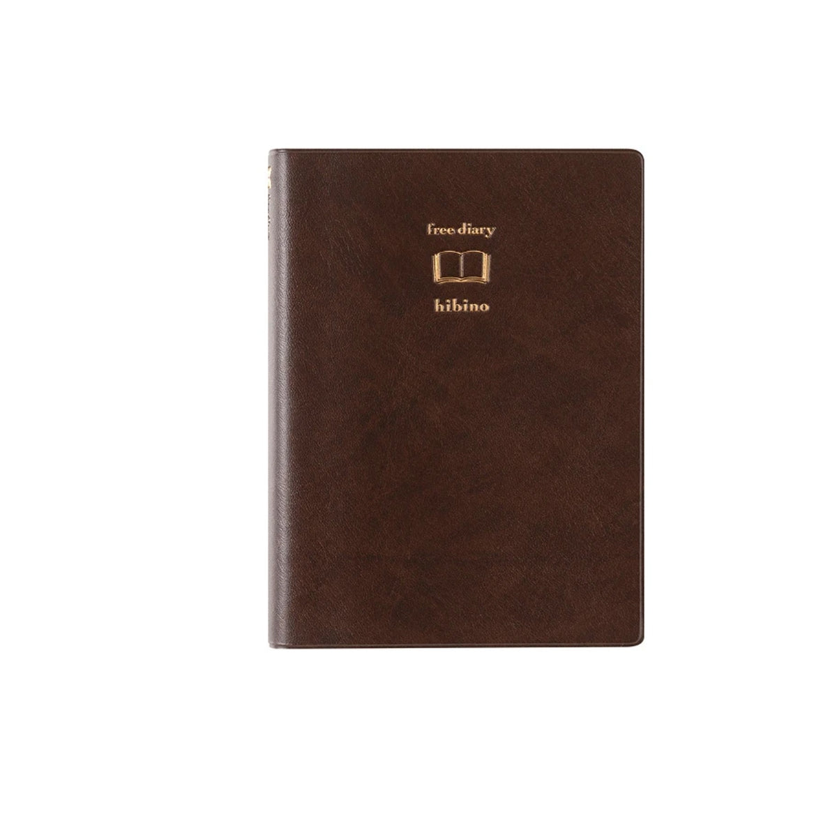 Midori Hibino A6 Free Diary - Brown