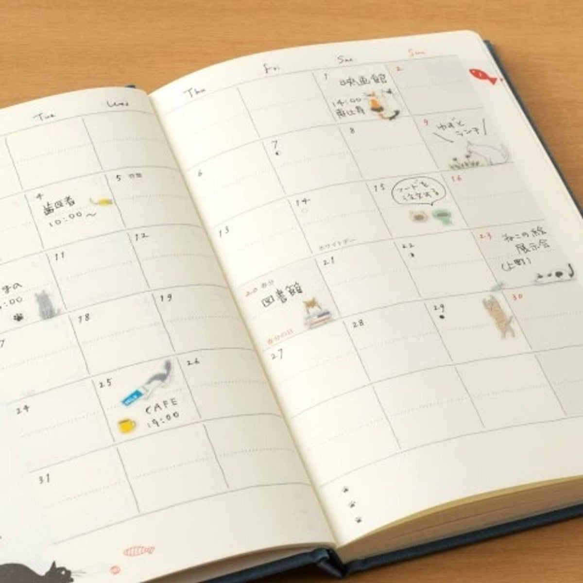 Midori Planner Stickers - Cats S