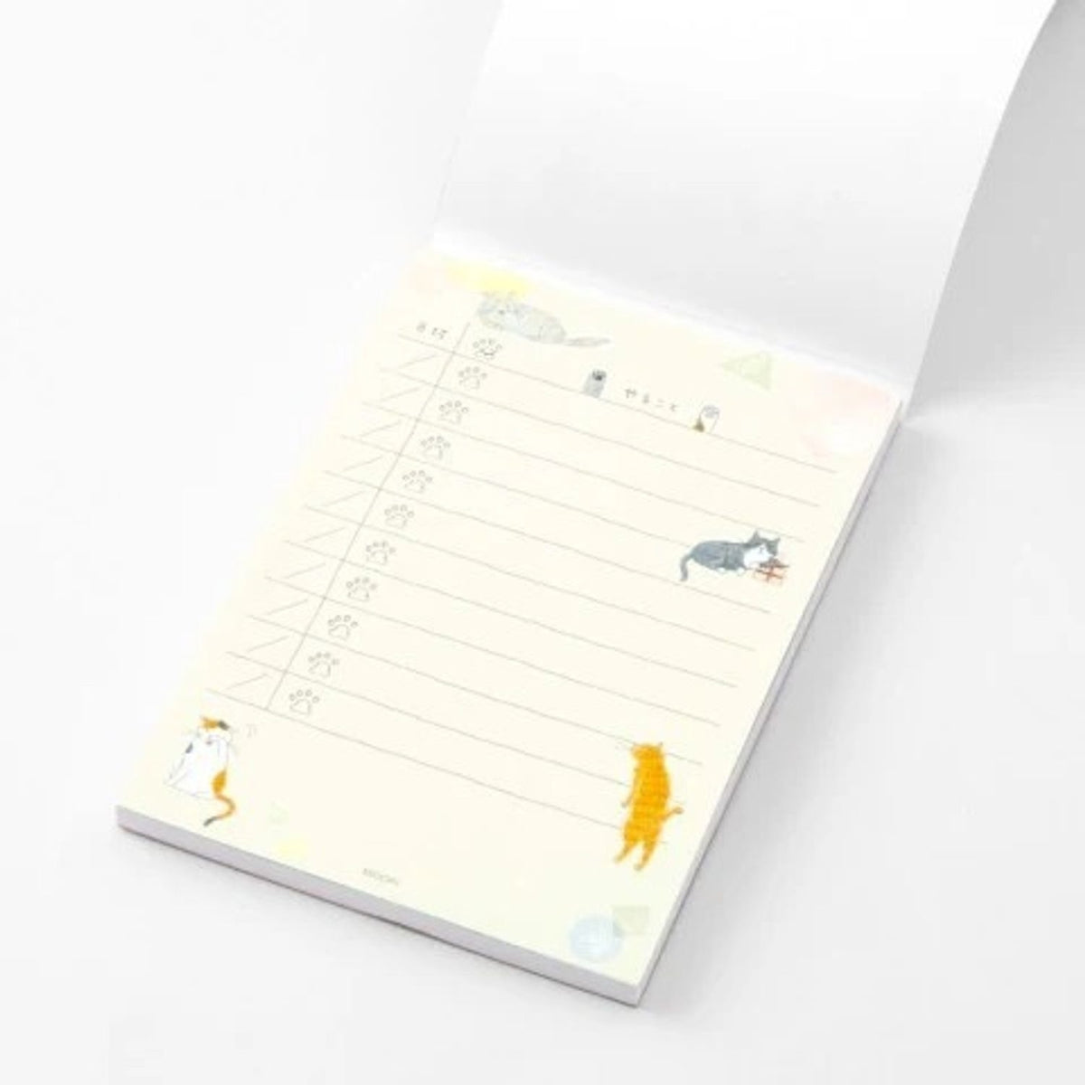 Midori To-Do List Memo Pad - Cats