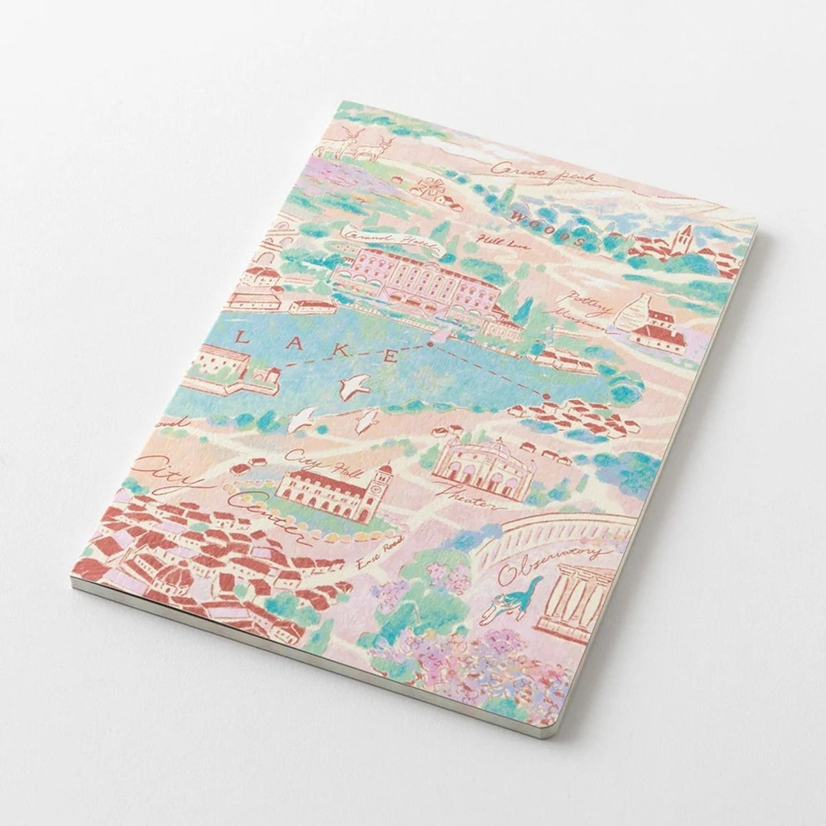 Midori Yuru Log B6 Dot Grid Notebook - Travel and Hotels
