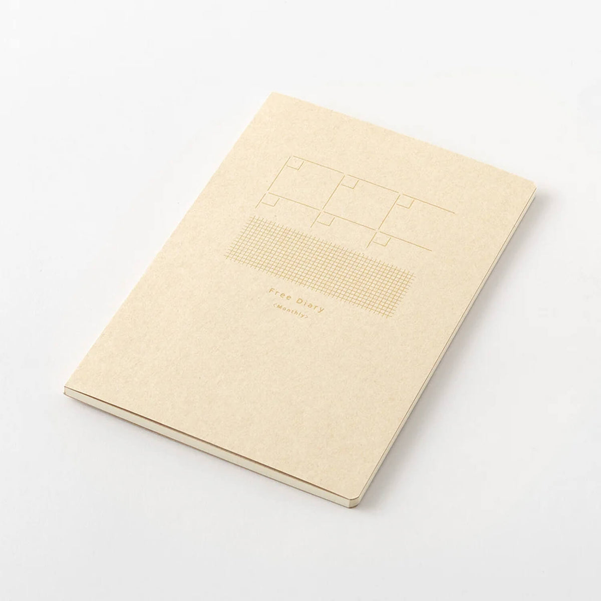 Midori Yuru Log B6 Notebook - Free Monthly Diary and Grid