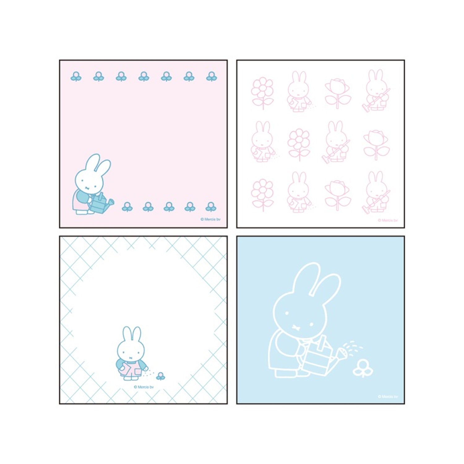 Miffy Memo Pad Square – Flower