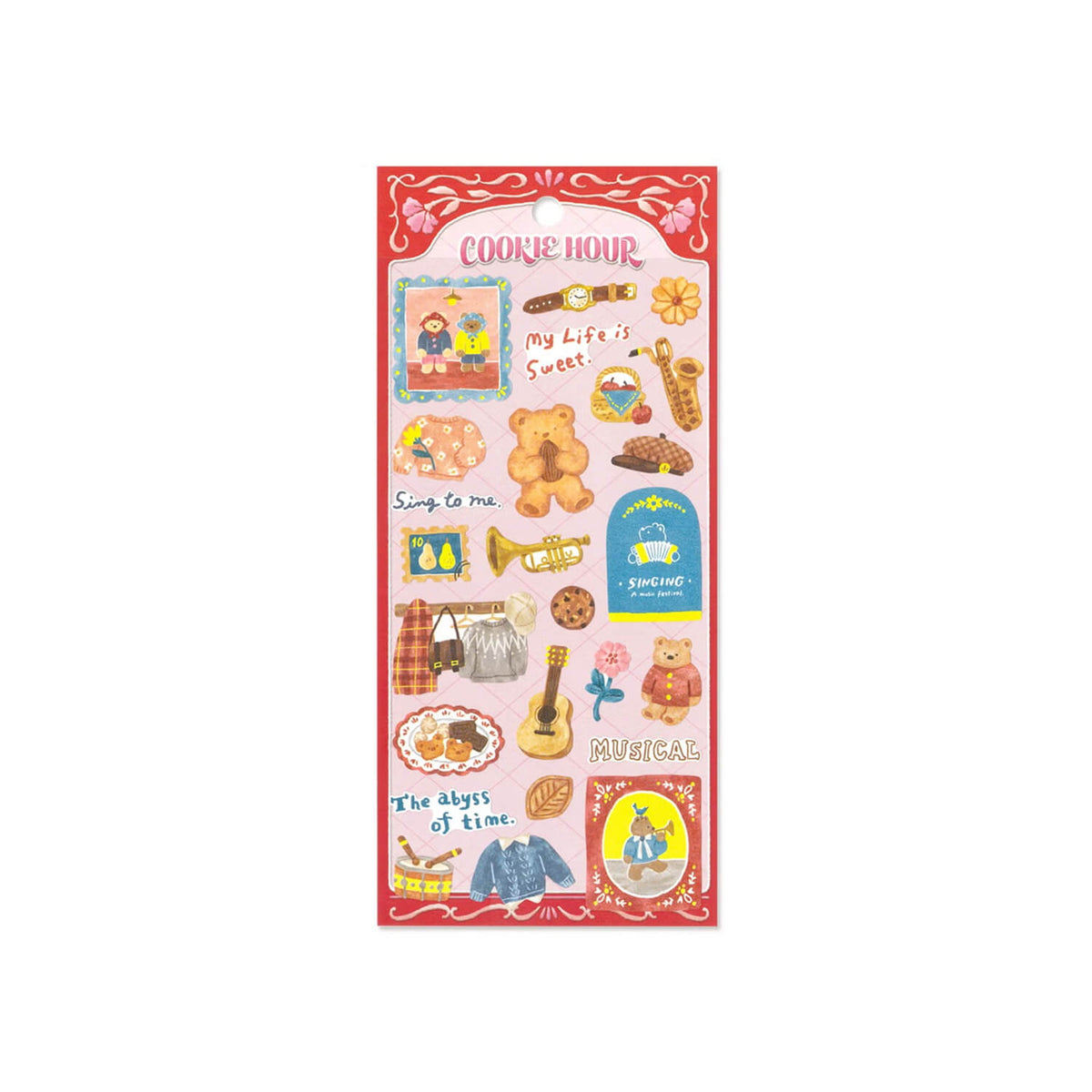 Mind Wave Cookie Hour Sticker Sheet – Bear Cookie