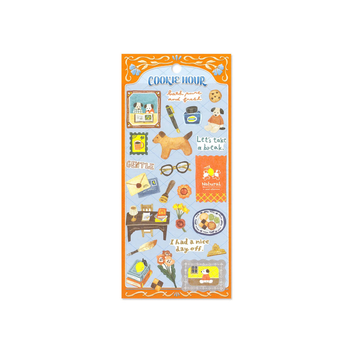 Mind Wave Cookie Hour Sticker Sheet – Dog Cookie