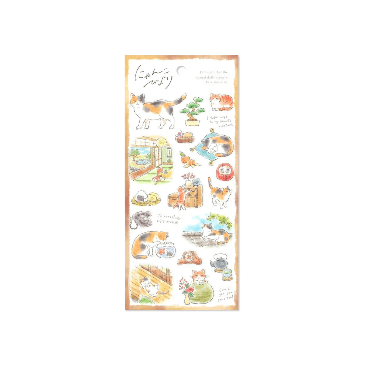 Mind Wave Nyanko Biyori Sticker Sheet – Veranda
