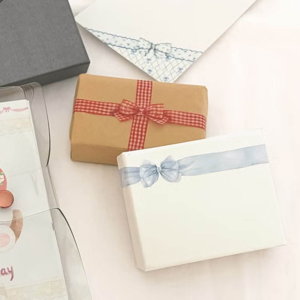 Mind Wave Ribbon Die-Cut Masking Tape – Organza Blue