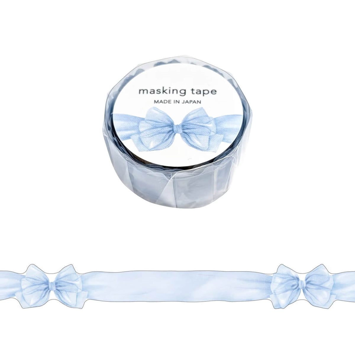 Mind Wave Ribbon Die-Cut Masking Tape – Organza Blue