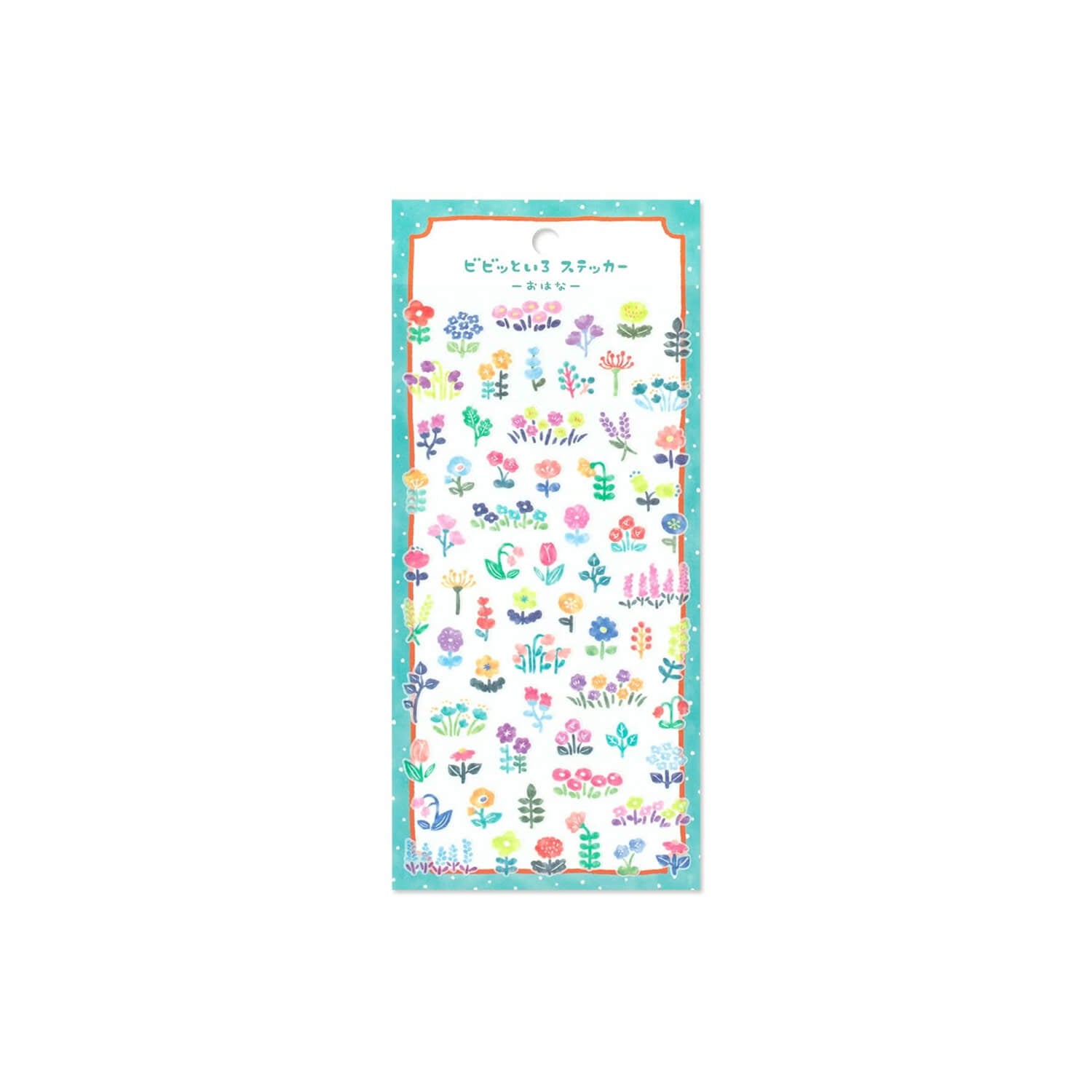 Mind Wave Vivid Color Sticker Sheet - Flowers