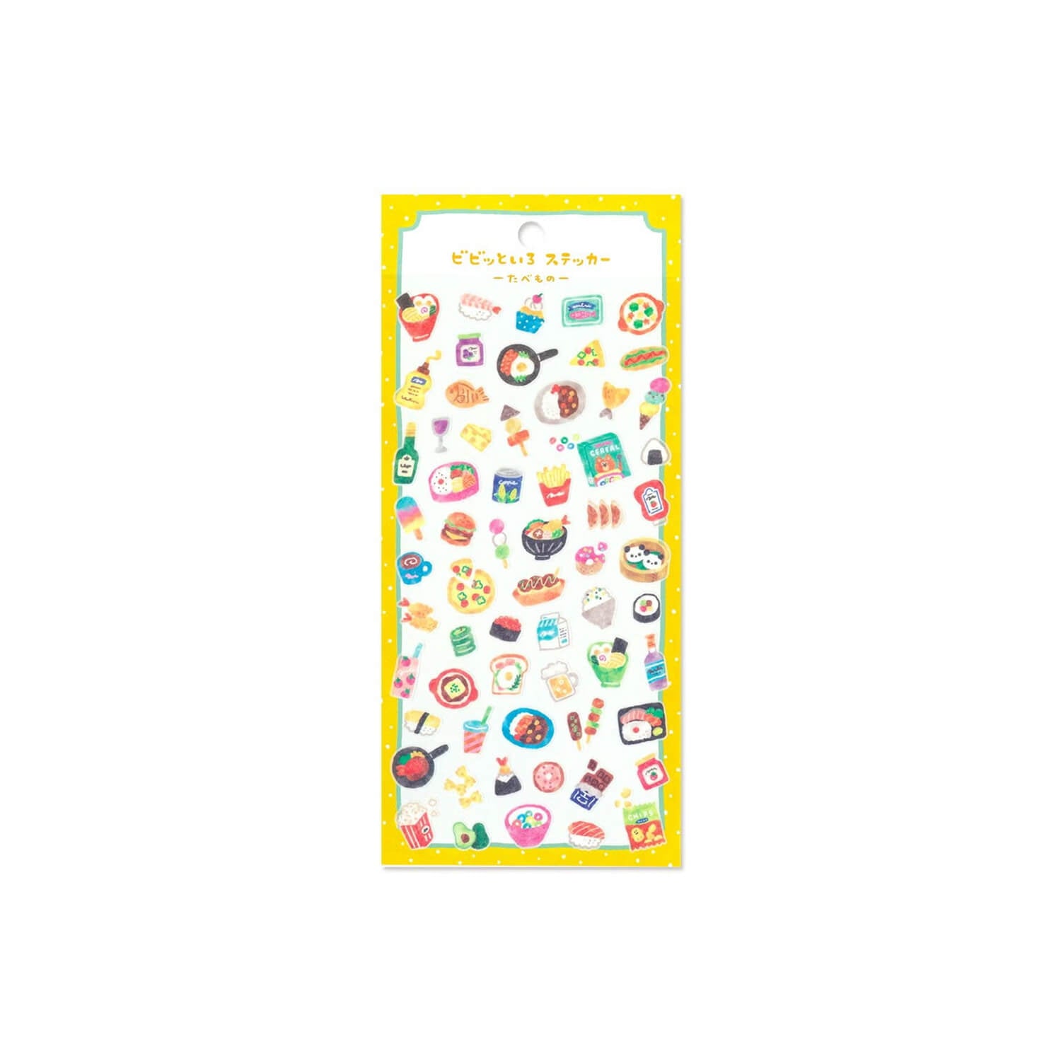 Mind Wave Vivid Color Sticker Sheet - Food