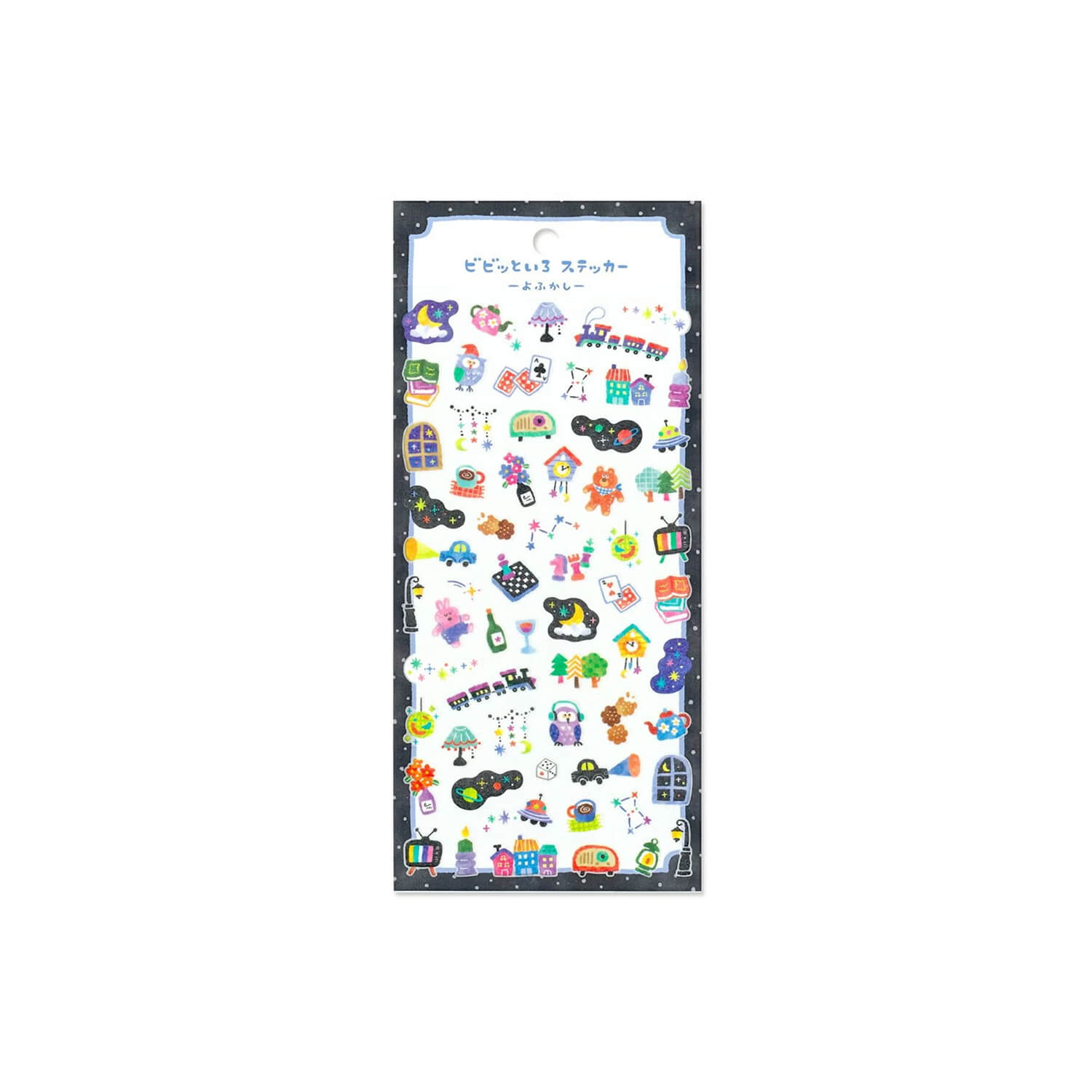 Mind Wave Vivid Color Sticker Sheet - Late Night